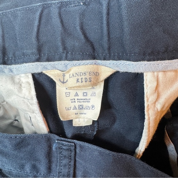 Lands End Boys Navy Shorts Uniform - Picture 3 of 5